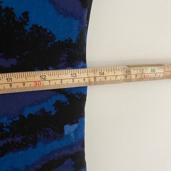 Tory Burch Dress Blue Sheath Style 100% Silk 2 - Picture 7 of 8